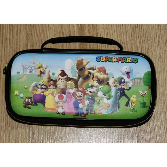 Nintendo Switch - SUPER MARIO SWITCH CASE Travel Case Storage Game case - Picture 1 of 6